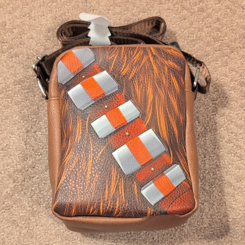 Star Wars Buckle-Down Brown Crossbody Bag NWT